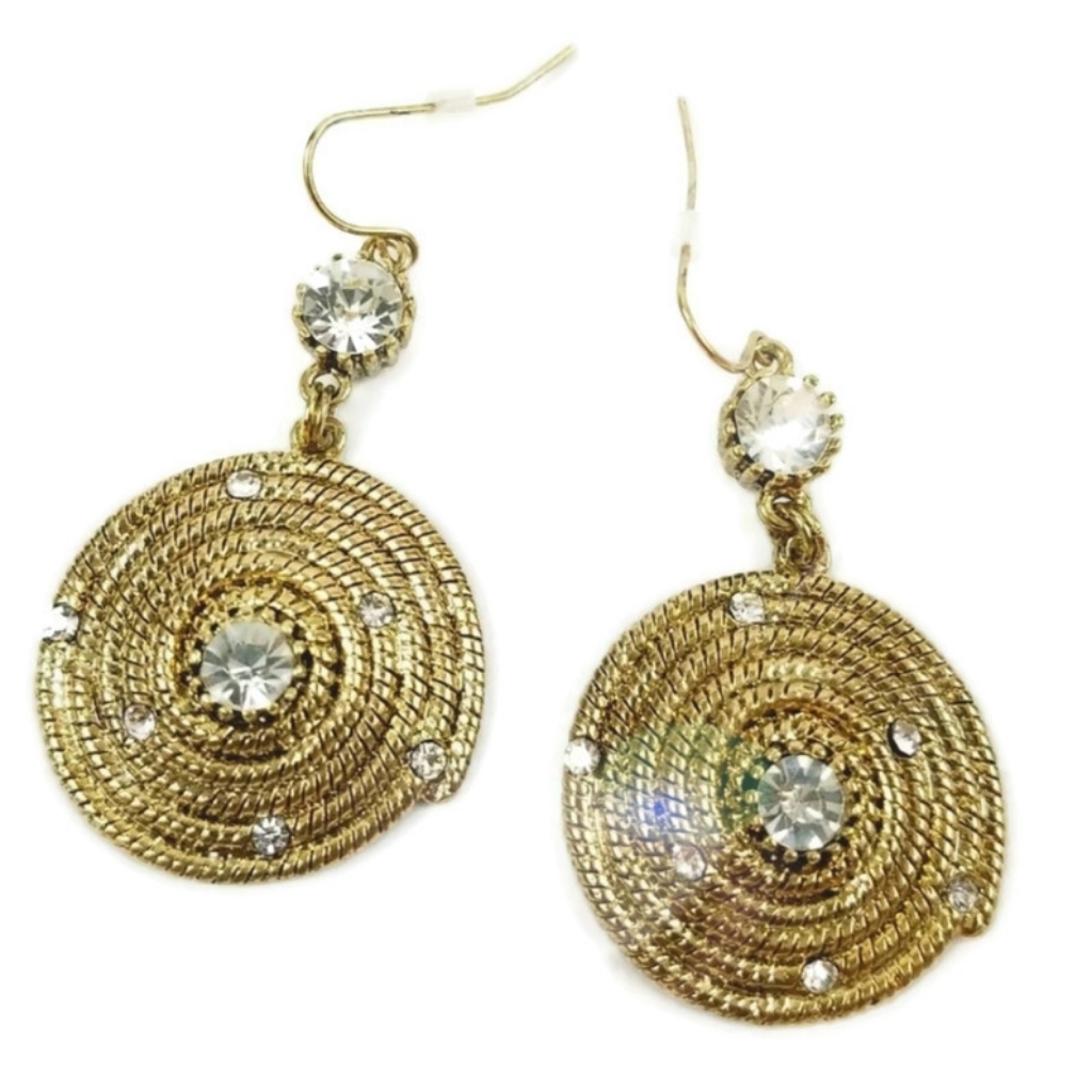 Erickson Beamon Goldtone Helen Of Troy Woven Coil